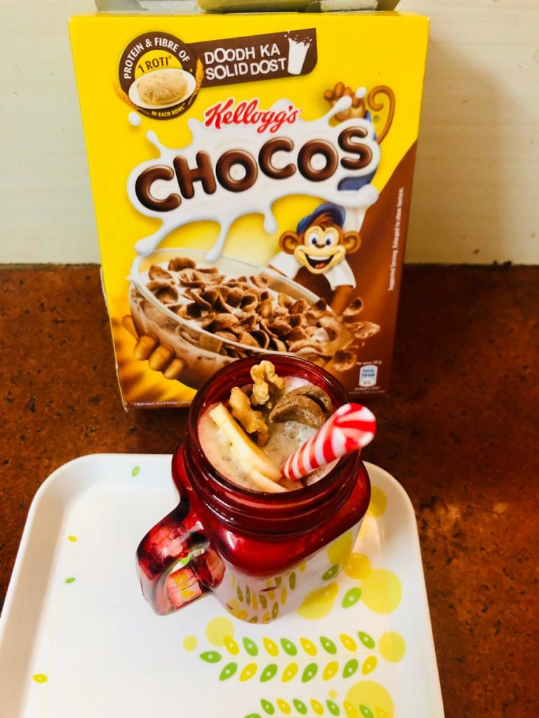 Kellogg's Chocos breakfast recipe